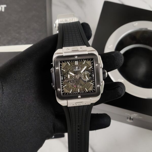 Hublot Square Bang Unico Swiss Black-Silver Watch