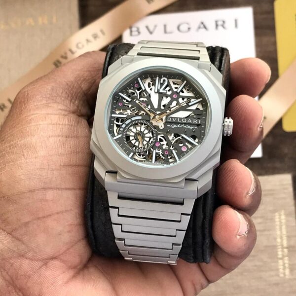 Bvlgari Octo Finissimo Skeleton 8 Days Limited Edition Semi Swiss ETA Automatic Watch - Image 3