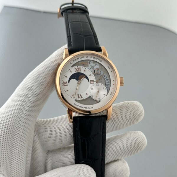 A. Lange & Sohne Grand Lange 1 MoonPhase Swiss ETA Automatic Watch (9)