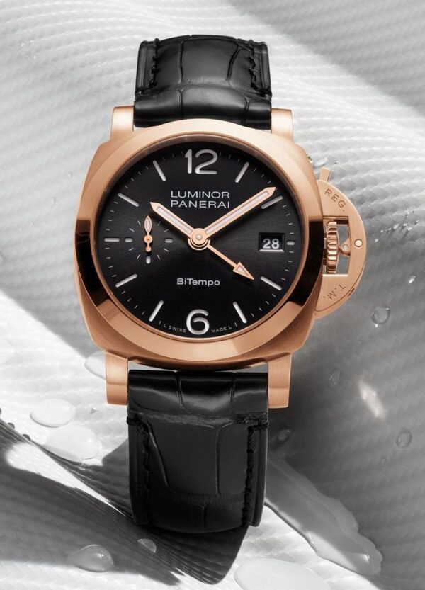 Panerai Luminor Quaranta BiTempo Goldtech PAM01641 Swiss ETA Watch