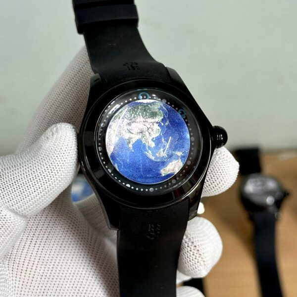 Corum Big Bubble MAGICAL 52 Earth Black Automatic Watch