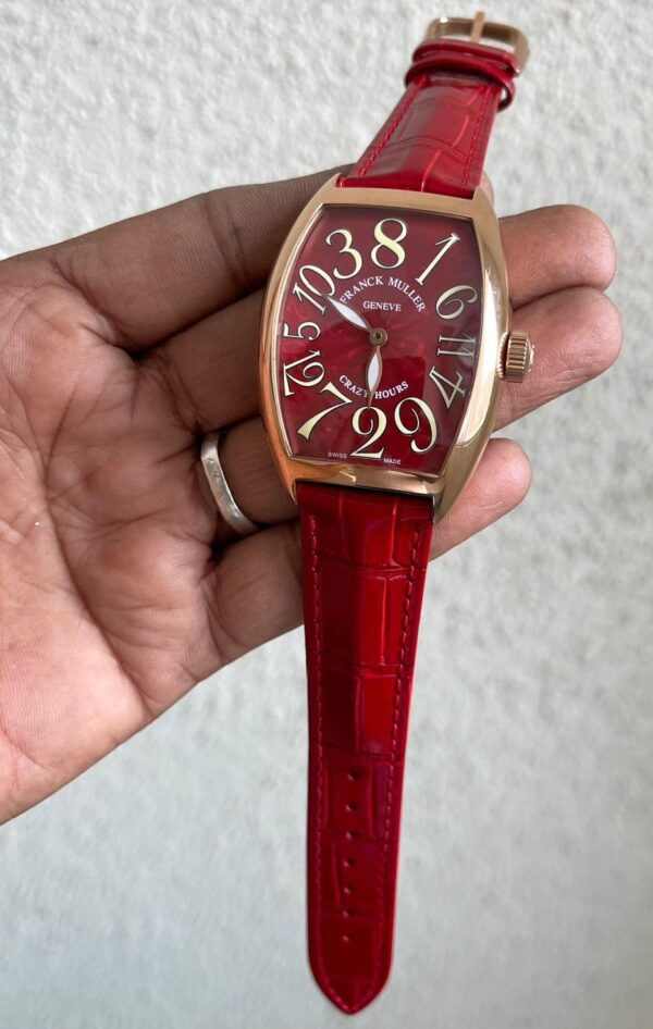 Frank Muller Crazy Hour Red Semi ETA Automatic Watch - Image 2