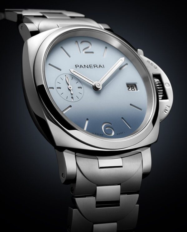 Panerai Luminor Due Pastello Automatic Light Blue Dial Watch PAM01309 - Image 4