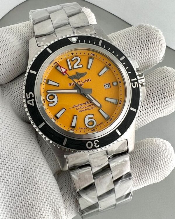 Breitling Superocean Yellow A17367021I1A1 Swiss Automatic Watch