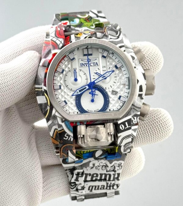 Invicta Bolt Zeus Magnum Graffiti Chronograph Hydroplated Swiss Watch (2)