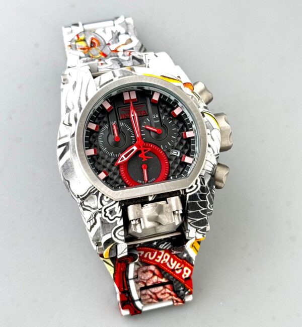 Invicta Bolt Zeus Magnum Graffiti Chronograph Hydroplated Swiss Watch (1) - Image 2