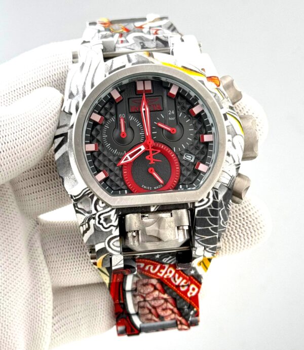 Invicta Bolt Zeus Magnum Graffiti Chronograph Hydroplated Swiss Watch (1)