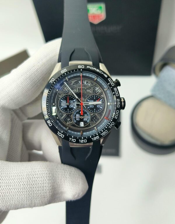 TAG Heuer Carrera Chronograph X Porsche Rubber Strap Watch (1)