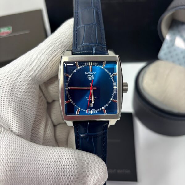 Tagheuer Monaca Calibre X Special Edition Leather Swiss Automatic Watch (1)