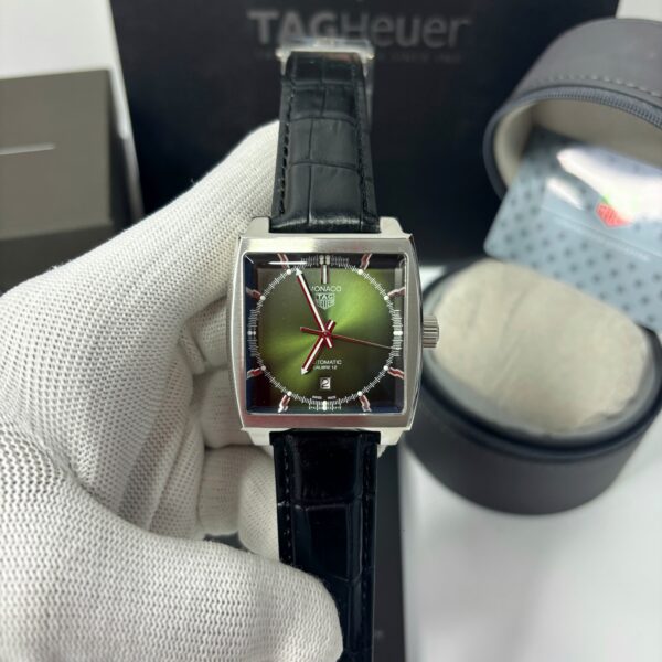 Tagheuer Monaca Calibre X Special Edition Leather Swiss Automatic Watch (4)