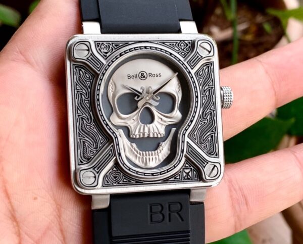 Bell & Ross BR01-92 Burning Skull Tattoo Edition Watch