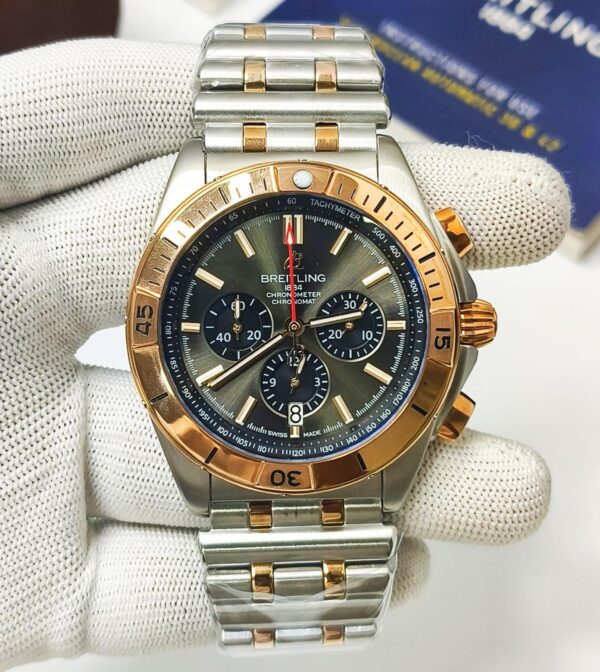 Breitling 1884 Chronometer Chronomat Chronograph Swiss Semi ETA Quartz (2)