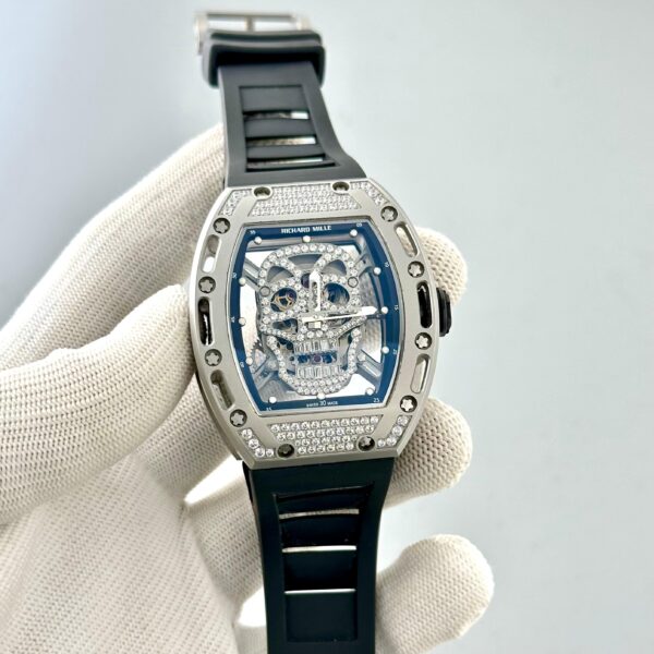 Richard Mille Skull Diamond Edition Semi Swiss ETA Automatic Watch (1)