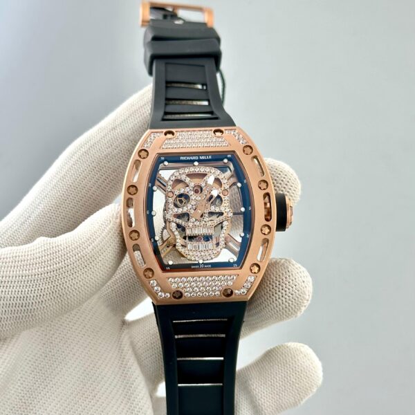 Richard Mille Skull Diamond Edition Semi Swiss ETA Automatic Watch (2)