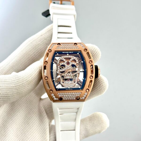 Richard Mille Skull Diamond Edition Semi Swiss ETA Automatic Watch (3)